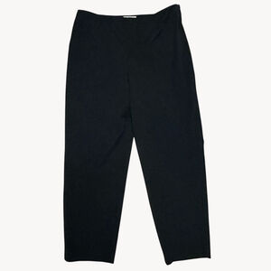 Women's Talbots Petite Black Dress Stretch Trousers 12P